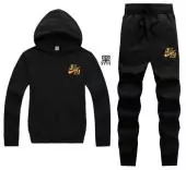 hombre chandal nike tracksuit outfit nt3962 black